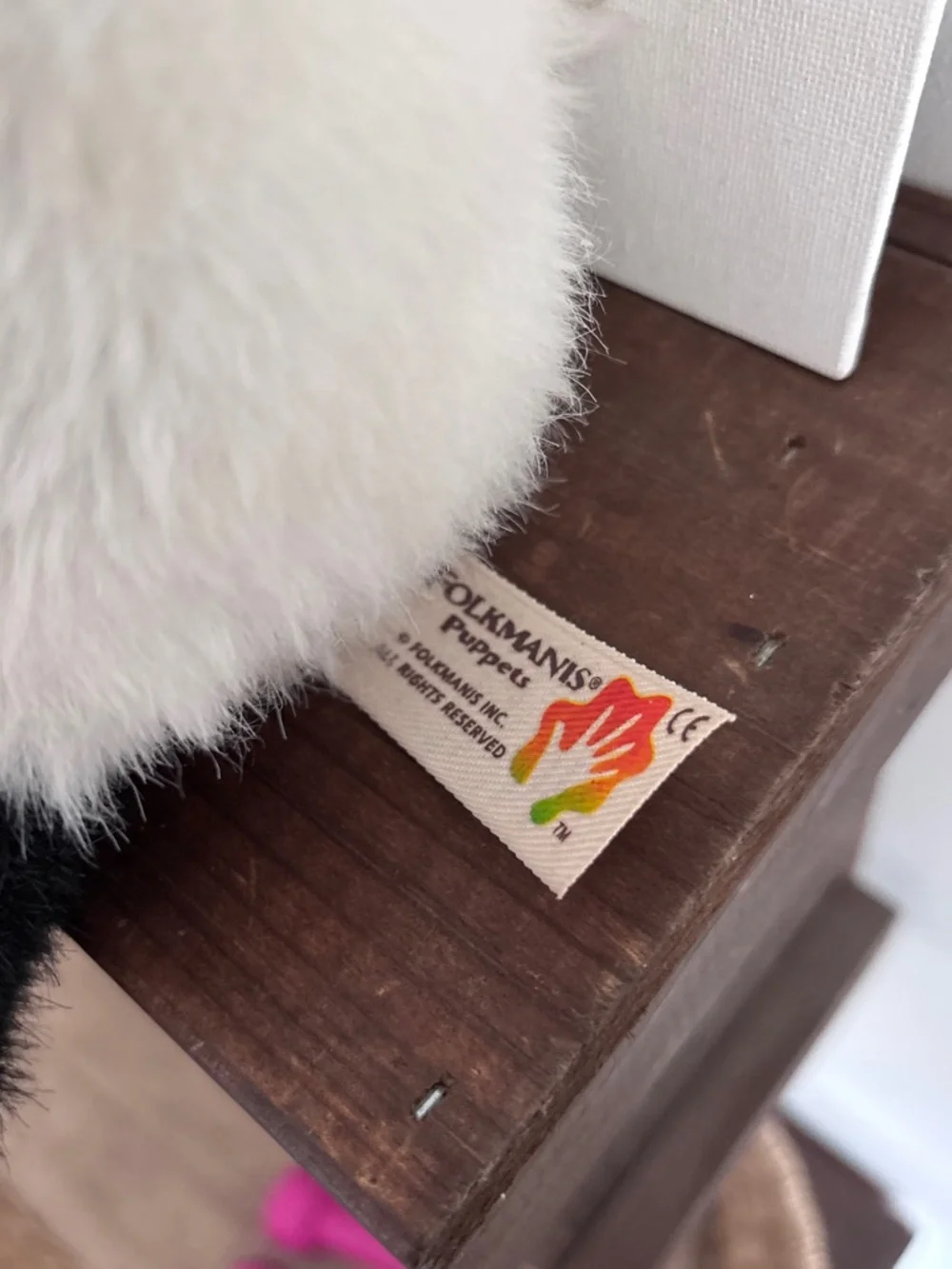 Folkmanis Plush Panda Hand Puppet - Picture 3 of 5